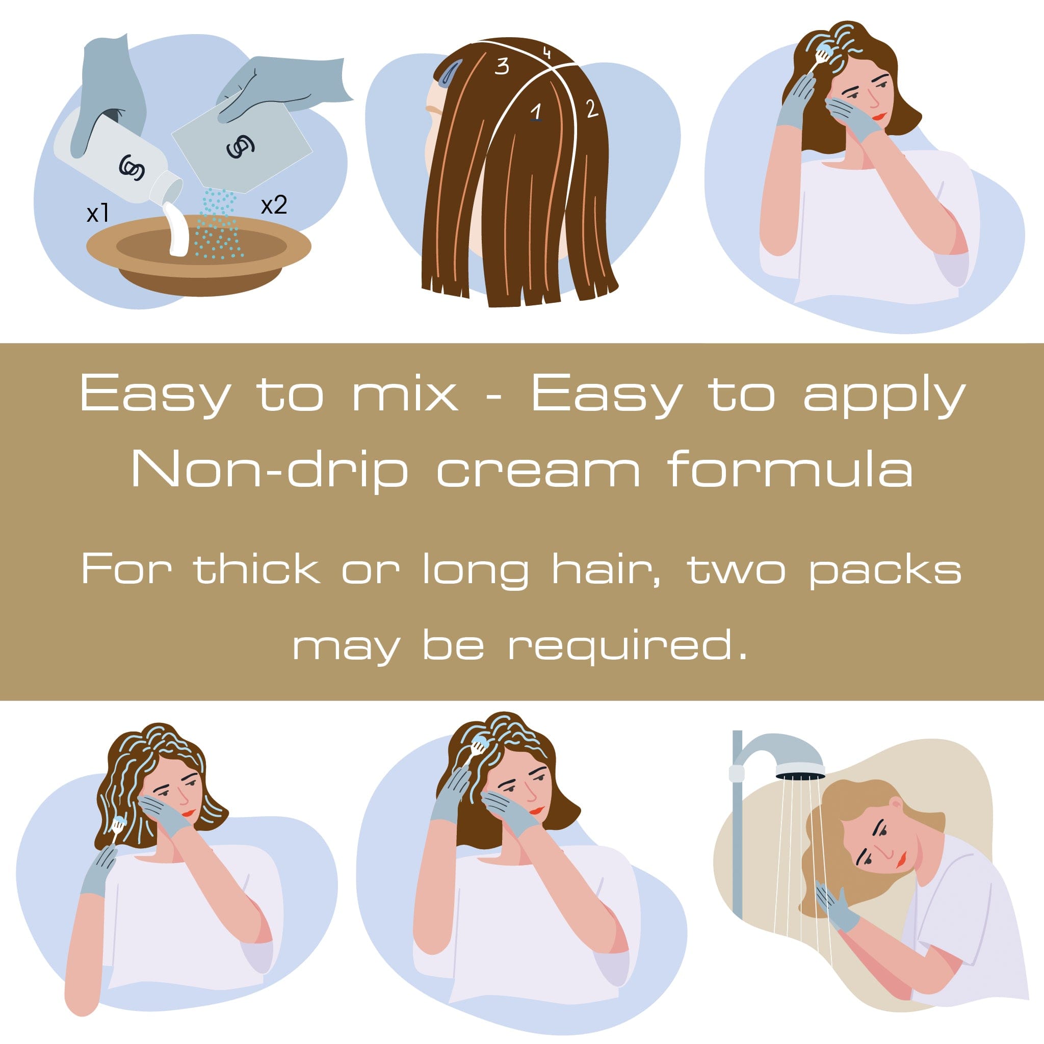 Nr.1 Smart Blondierungs-Set für dunkles Haar