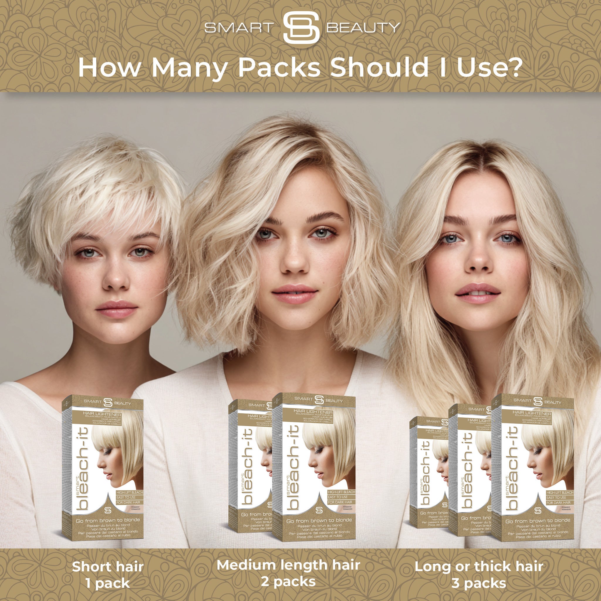 Nr. 2 Smartes Blondierungs-Kit für blondes Haar
