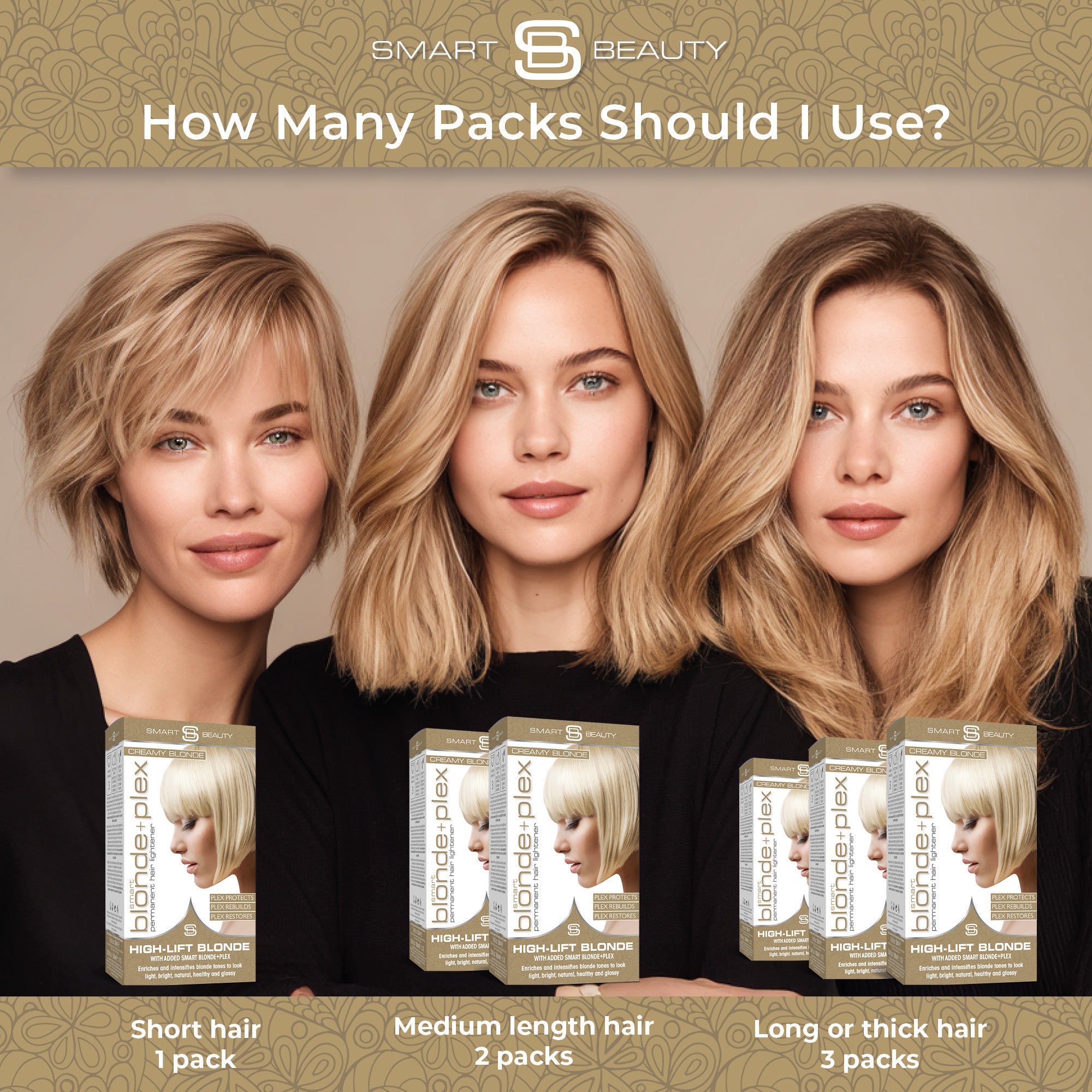 Cremige Blonde Haarfarbe mit Plex Haarpflege-Conditioner, Permanente Haarfarbe