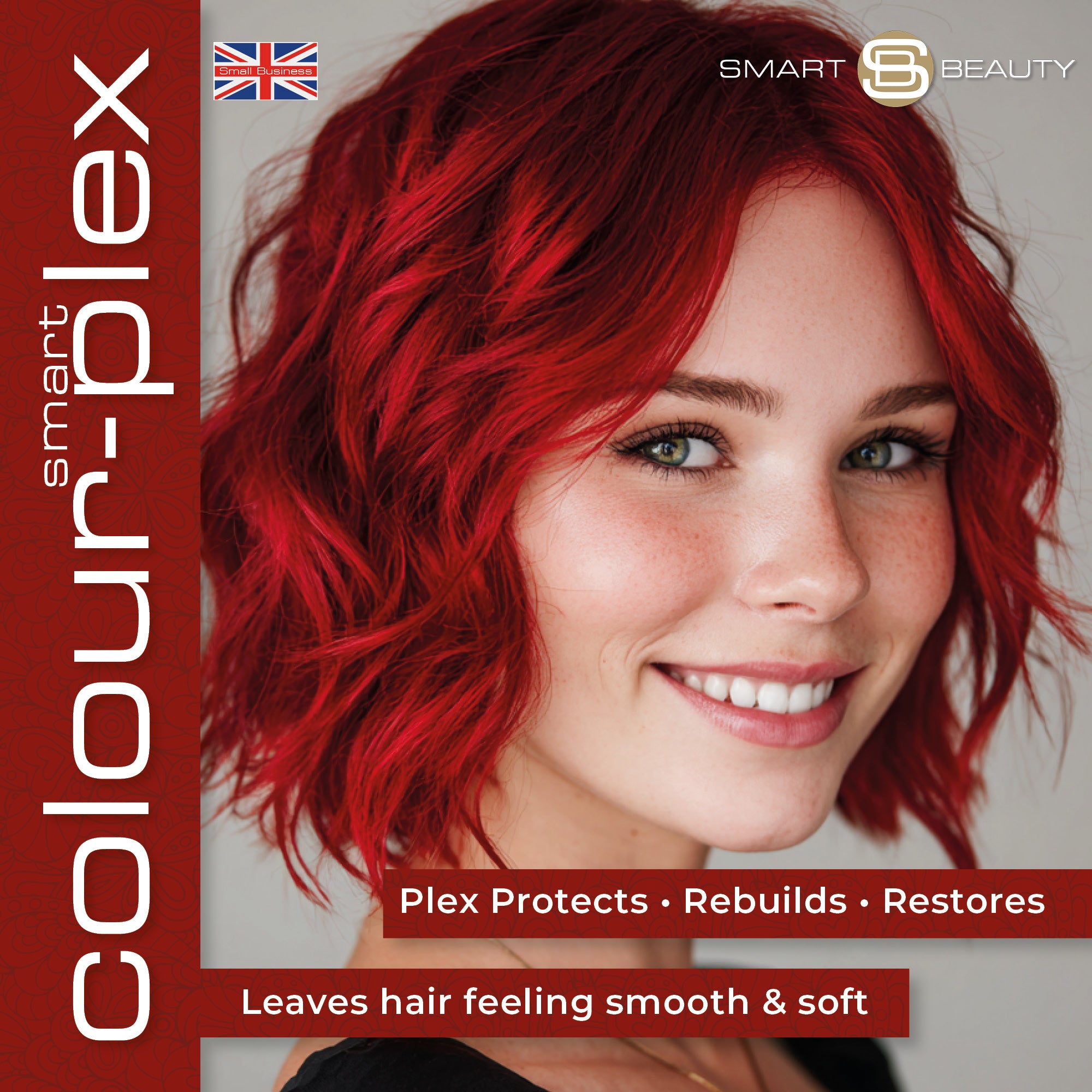 Hollywood Rot Haarfarbe mit Plex Haarpflege-Conditioner, Permanente Haarfarbe