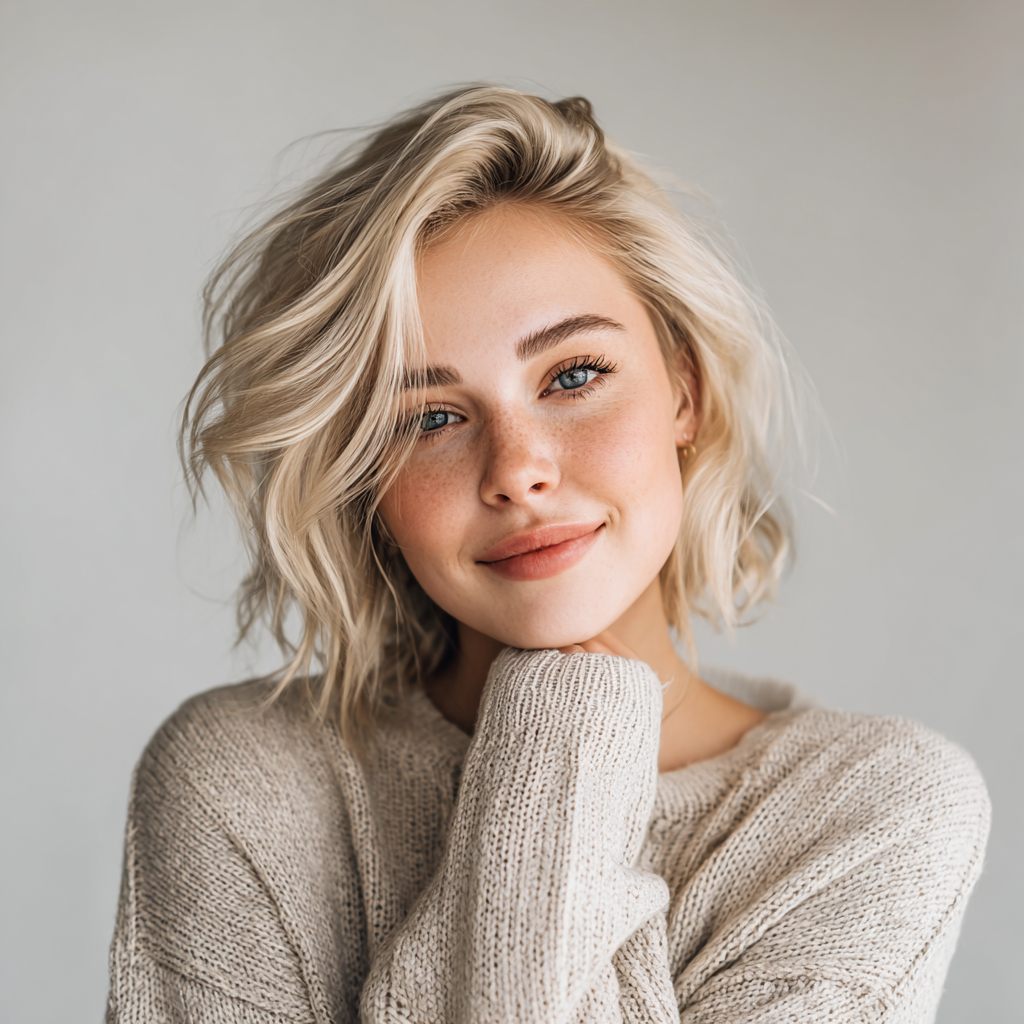 Aschblond Haarfarbe mit Plex Haarpflege-Spülung, Permanente Haarfarbe