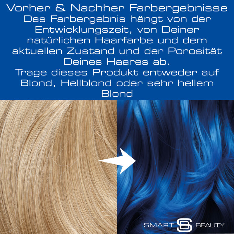 Smart Beauty Electric Blue semi-permanente Haarfarbe