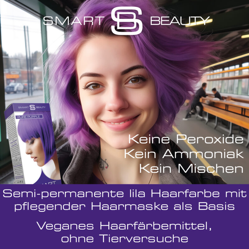 pure purple haarfarbe de smart beauty