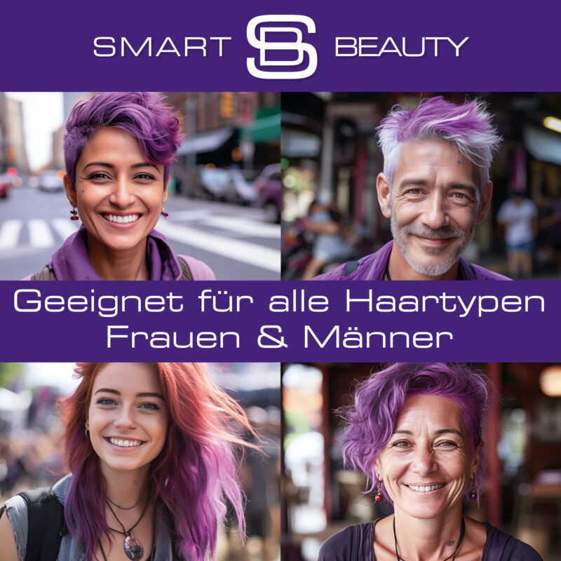 pure purple haarfarbe de smart beauty
