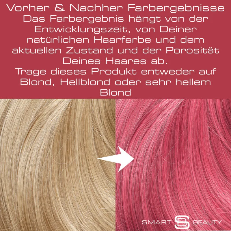 Metallic rose gold haarfarbe de smart beauty