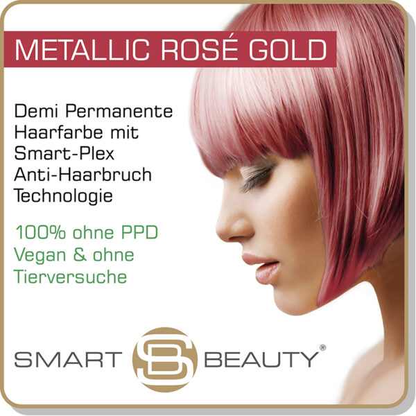 metallic rose gold haarfarbe smart beauty de website