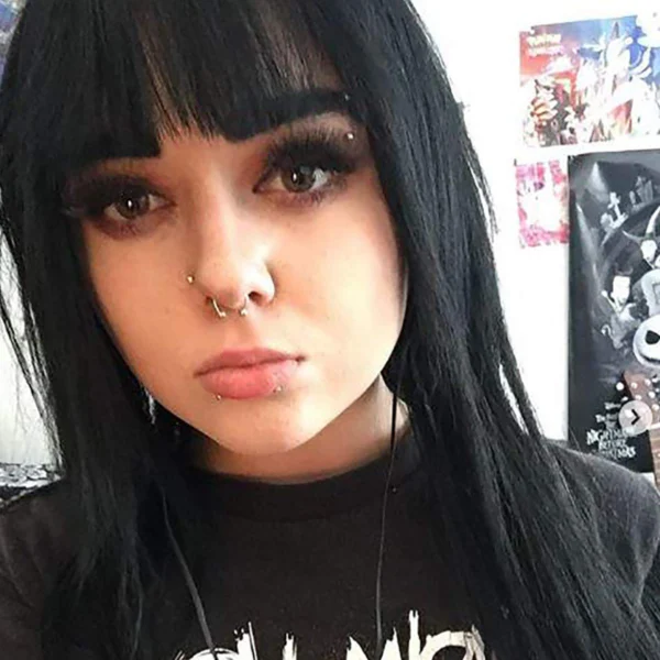 Girl with black hair