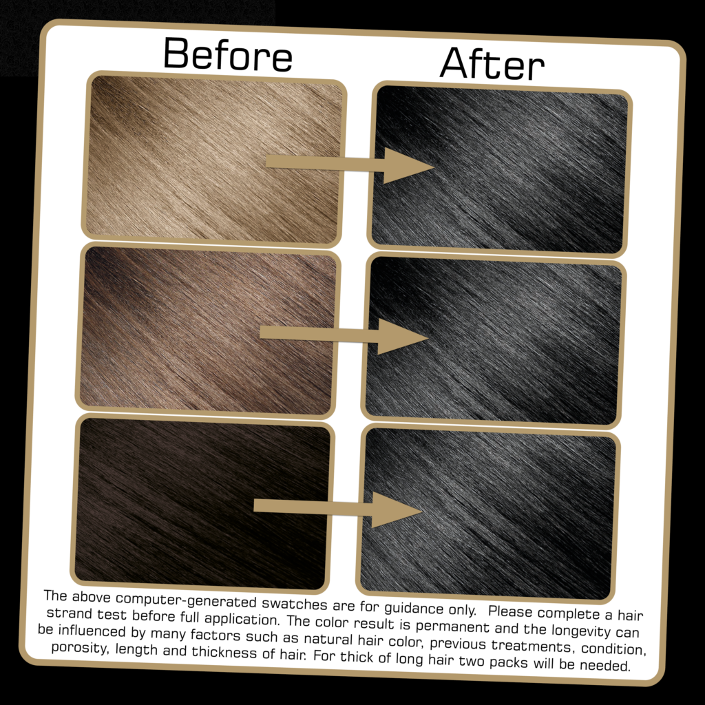 smart beauty pure black permanent hair dye US